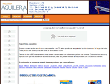 Tablet Screenshot of paqueteriaaguilera.cl